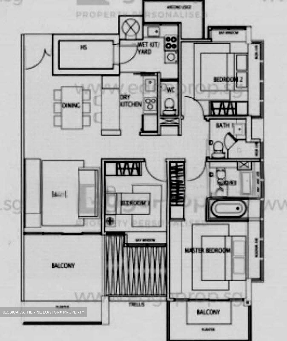 Ventuno Balmoral (D10), Apartment #628798371